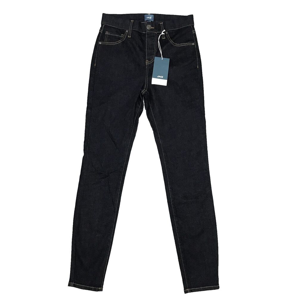 JAG Valentina High Rise Skinny Jeans Womens 4 Blue Dark Wash Stretch 28x29 -NEW!